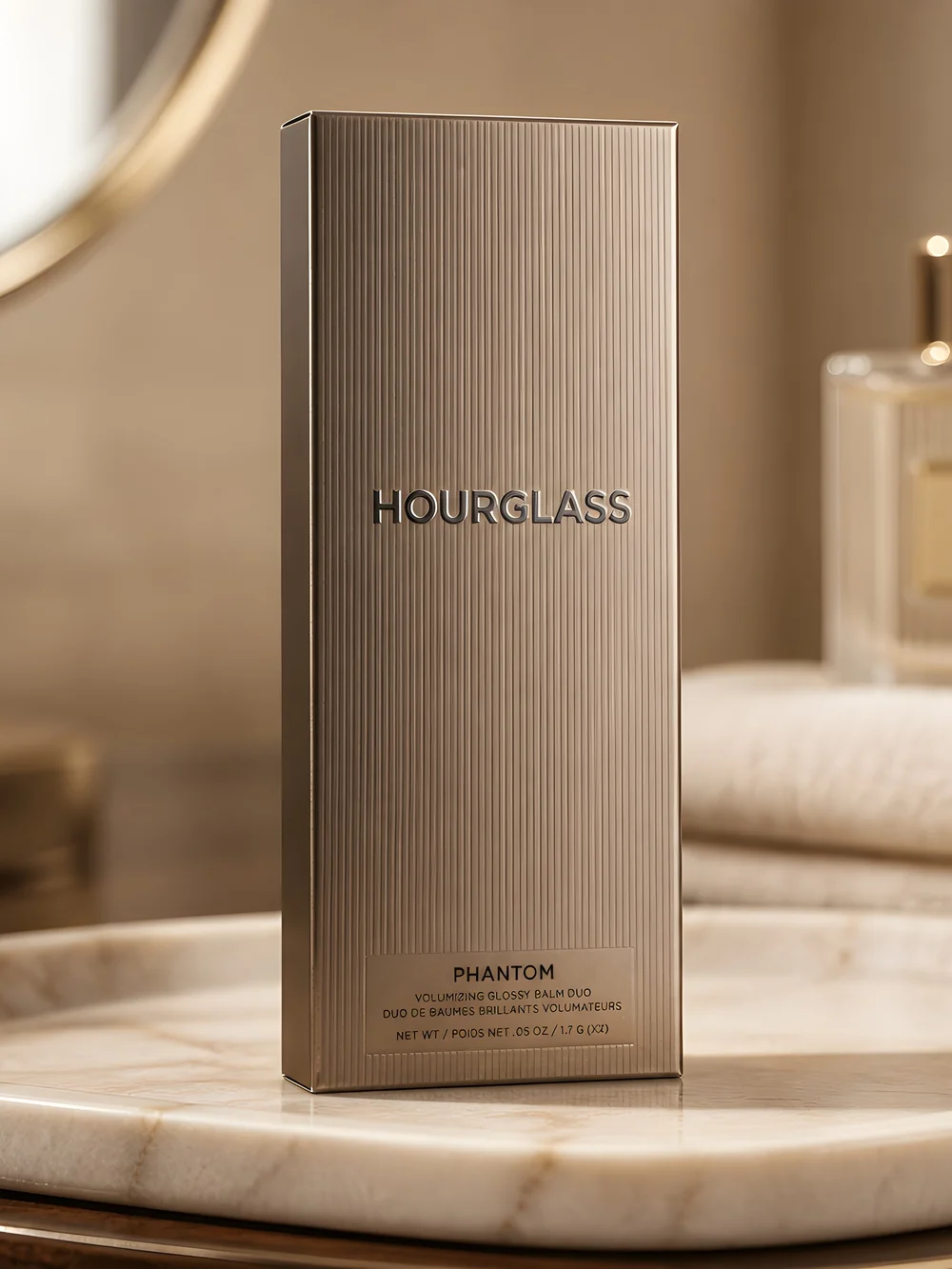Hourglass Phantom Volumizing Glossy Balm Duo-Trace/Mystic
